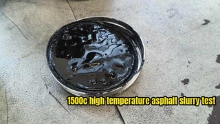 Asphalt slurry test 