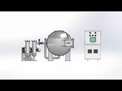 2200C AIN sintering furnace with white background