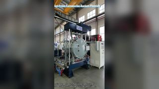 Our hot press furnace: 10-3 Pa vacuum 63 t pressing force.