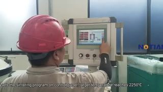 Tungsten Carbide sintering experiment